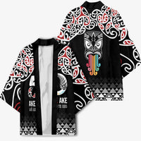 Kia Kaha Te Reo Maori Kimono 50 Years Mo Ake Tonu Te Reo - Polynesian Pride