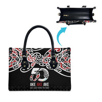 Kia Kaha Te Reo Maori Leather Bag 50 Years Mo Ake Tonu Te Reo LT7 - Polynesian Pride