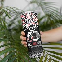 Kia Kaha Te Reo Maori Skinny Tumbler 50 Years Mo Ake Tonu Te Reo - Polynesian Pride