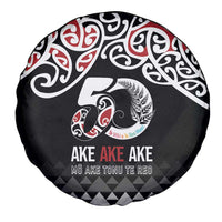 Kia Kaha Te Reo Maori Spare Tire Cover 50 Years Mo Ake Tonu Te Reo - Polynesian Pride