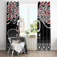 Kia Kaha Te Reo Maori Window Curtain 50 Years Mo Ake Tonu Te Reo - Polynesian Pride