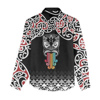 Kia Kaha Te Reo Maori Women Casual Shirt 50 Years Mo Ake Tonu Te Reo - Polynesian Pride