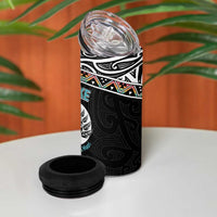 50 Years Kia Kaha Te Reo Maori 4 in 1 Can Cooler Tumbler Ake Ake Ake! - Polynesian Pride