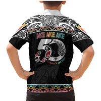 50 Years Kia Kaha Te Reo Maori Family Matching Mermaid Dress and Hawaiian Shirt Ake Ake Ake! - Polynesian Pride