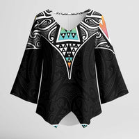 50 Years Kia Kaha Te Reo Maori Kimono Sleeve Blouse Ake Ake Ake! - Polynesian Pride