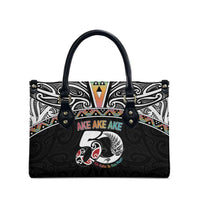 50 Years Kia Kaha Te Reo Maori Leather Bag Ake Ake Ake! LT7 - Polynesian Pride