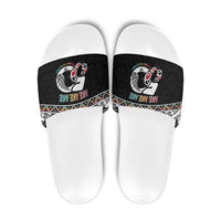50 Years Kia Kaha Te Reo Maori Slide Sandals Ake Ake Ake! - Polynesian Pride