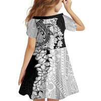 Polynesian Plumeria Lei Family Matching Off Shoulder Maxi Dress and Hawaiian Shirt with Hammerhead Shark