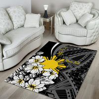 Philippines Sampaguita Personalised Area Rug Women's Day