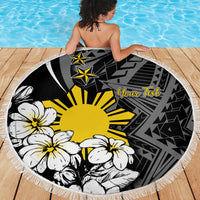 Philippines Sampaguita Personalised Beach Blanket Women's Day