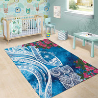 Hafa Adai Guam Area Rug Crystal Waves