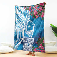 Hafa Adai Guam Blanket Crystal Waves