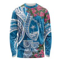 Hafa Adai Guam Long Sleeve Shirt Crystal Waves