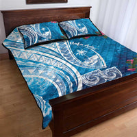 Hafa Adai Guam Quilt Bed Set Crystal Waves