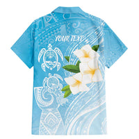 Personalized Guam Chamorro Family Matching Mermaid Dress and Hawaiian Shirt Turtles and Guasali Flowers