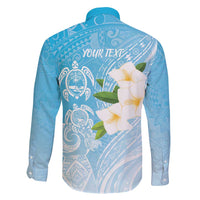 Personalized Guam Chamorro Family Matching Puletasi and Hawaiian Shirt Turtles and Guasali Flowers