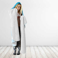 Personalized Guam Chamorro Hooded Blanket Turtles and Guasali Flowers