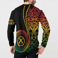 Proudly Ni-Van Sandroing Inspired Classic Style Button Sweatshirt
