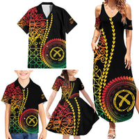 Proudly Ni-Van Sandroing Inspired Classic Style Family Matching Summer Maxi Dress and Hawaiian Shirt