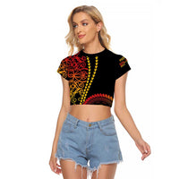 Proudly Ni-Van Sandroing Inspired Classic Style Raglan Cropped T Shirt