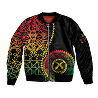 Proudly Ni-Van Sandroing Inspired Classic Style Sleeve Zip Bomber Jacket