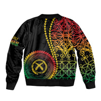 Proudly Ni-Van Sandroing Inspired Classic Style Sleeve Zip Bomber Jacket