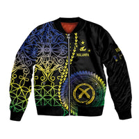 Proudly Ni-Van Sandroing Inspired Sleeve Zip Bomber Jacket Malampa Classic Style