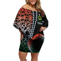 Proudly Ni-Van Sandroing Inspired Off Shoulder Short Dress Penama Classic Style