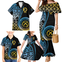 Proudly Ni-Van Sandroing Inspired Family Matching Mermaid Dress and Hawaiian Shirt Sanma Classic Style