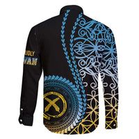 Proudly Ni-Van Sandroing Inspired Family Matching Off Shoulder Short Dress and Hawaiian Shirt Sanma Classic Style