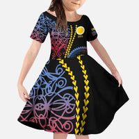 Proudly Ni-Van Sandroing Inspired Family Matching Off The Shoulder Long Sleeve Dress and Hawaiian Shirt Shefa Classic Style