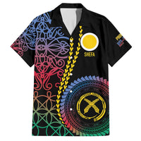 Proudly Ni-Van Sandroing Inspired Family Matching Off Shoulder Short Dress and Hawaiian Shirt Shefa Classic Style