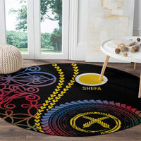 Proudly Ni-Van Sandroing Inspired Round Carpet Shefa Classic Style