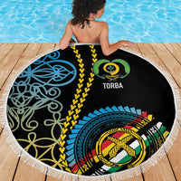 Proudly Ni-Van Sandroing Inspired Beach Blanket Torba Classic Style