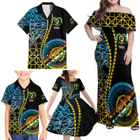 Proudly Ni-Van Sandroing Inspired Family Matching Off Shoulder Maxi Dress and Hawaiian Shirt Torba Classic Style
