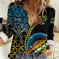 Proudly Ni-Van Sandroing Inspired Women Casual Shirt Torba Classic Style