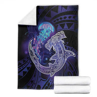 Polynesian Aumakua Blanket Jellyfish with Shark - Polynesian Pride