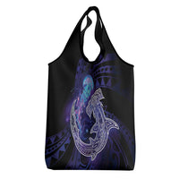 Polynesian Aumakua Grocery Bag Jellyfish with Shark - Polynesian Pride