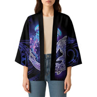 Polynesian Aumakua Kimono Jellyfish with Shark - Polynesian Pride