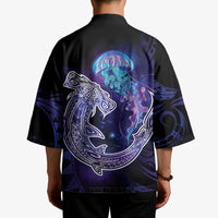 Polynesian Aumakua Kimono Jellyfish with Shark - Polynesian Pride