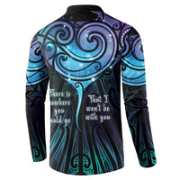 Aotearoa Maori Te Whai Rahi Button Sweatshirt Tala - Nowhere You Could Go That I Won't Be With You - Polynesian Pride
