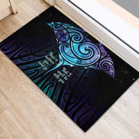 Aotearoa Maori Te Whai Rahi Rubber Doormat Tala - Nowhere You Could Go That I Won't Be With You - Polynesian Pride