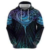 Aotearoa Maori Te Whai Rahi Zip Hoodie Tala - Nowhere You Could Go That I Won't Be With You - Polynesian Pride