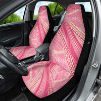 Polynesian Puakeniken Pikake Twisted Lei Car Seat Cover Rose Pink - Polynesian Pride