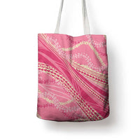 Polynesian Puakeniken Pikake Twisted Lei Tote Bag Rose Pink - Polynesian Pride