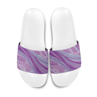 Polynesian Puakeniken Pikake Twisted Lei Slide Sandals Amethys - Polynesian Pride