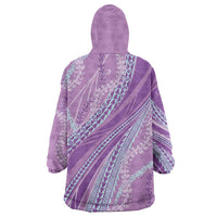 Polynesian Puakeniken Pikake Twisted Lei Wearable Blanket Hoodie Amethys LT7 - Polynesian Pride