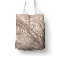 Polynesian Puakeniken Pikake Twisted Lei Tote Bag Beige - Polynesian Pride