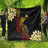 Personalized Papua New Guinea Quilt Kundu Drum Carving Motifs LT7 - Polynesian Pride