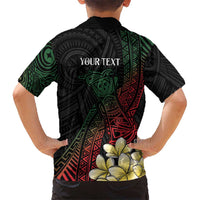 Personalized Papua New Guinea Hawaiian Shirt Kundu Drum Motifs - Sepik Colors